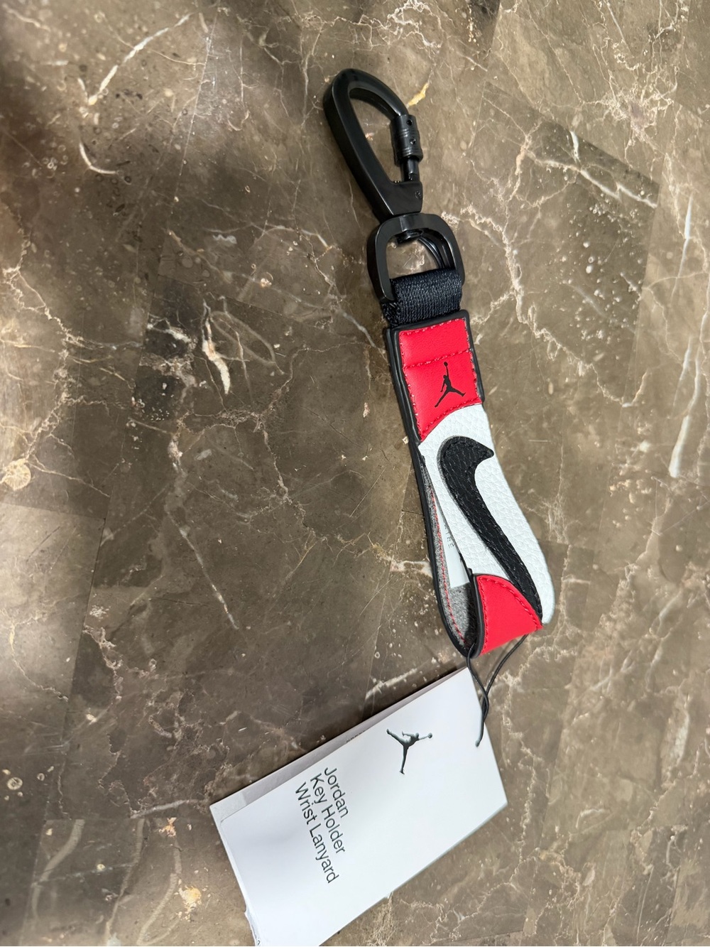 Jordan Trophy Key Holder Wrist Lanyard CHICAGO RED